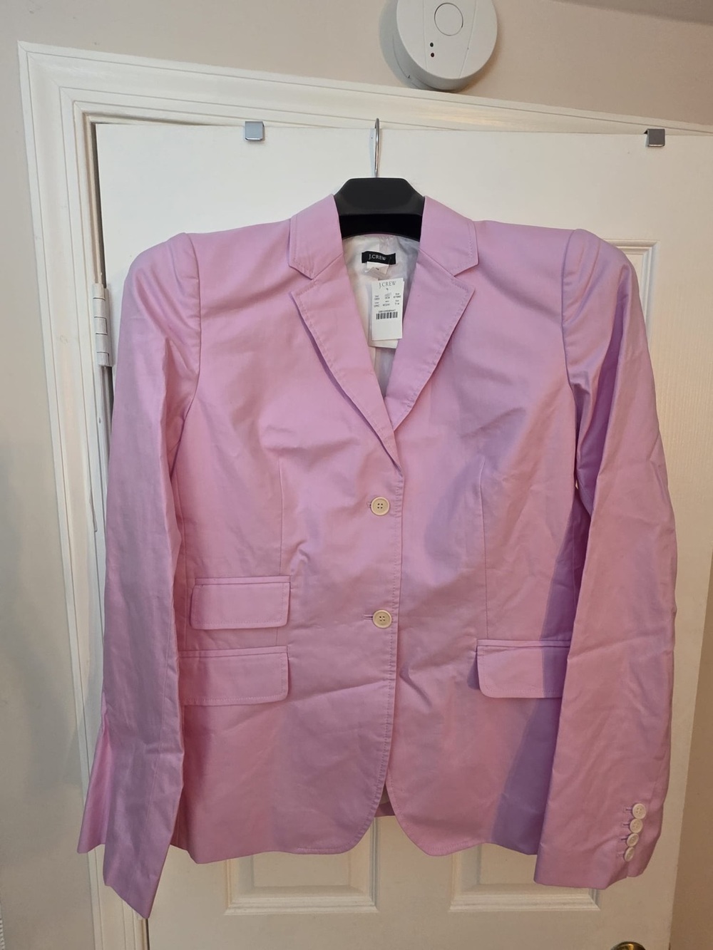 J. Crew Women’s Pink Single-Breasted Tailored Blazer w Pocket Detail. Sz T14 NWT